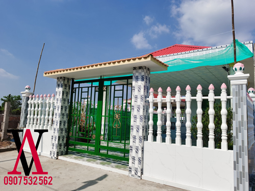 Xây Hàng Rào Bê Tông Ly Tâm Khu Mộ Tại Khánh Hòa