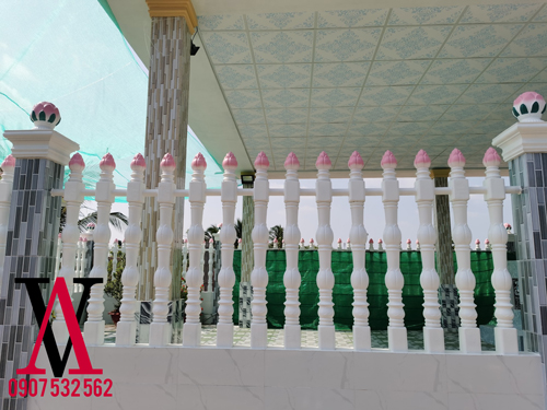 Hàng rào bê tông ly tâm khu mộ