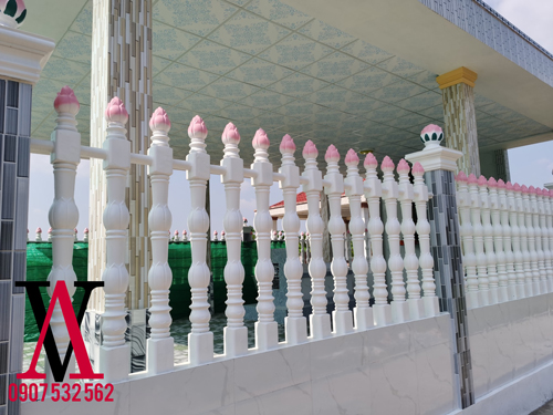 Lan can ly tâm khu mộ